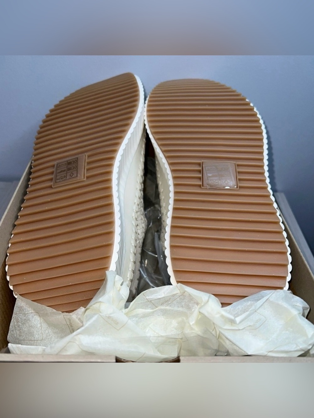 Dolce Vita Dolen Woven Platform Sneakers in Sandstone - Picture 7 of 7